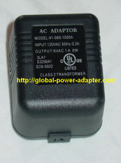 New 41-060-1000A AC Adapter 6VAC 1A 1000mA 410601000A New 41-060-1000A AC Adapter 6VAC 1A 1000mA 410601000A